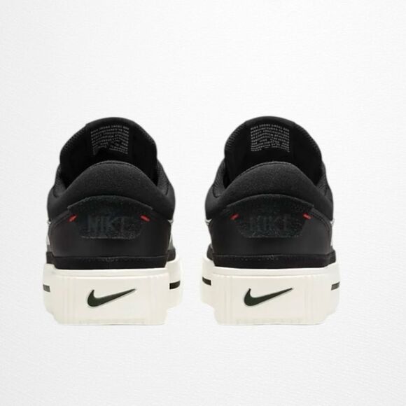 Nike Womens Court Legacy Lift Black/Sail, Size 7.5 - Picture 6 of 7